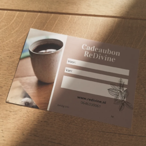 Cadeaobon voor een sessie